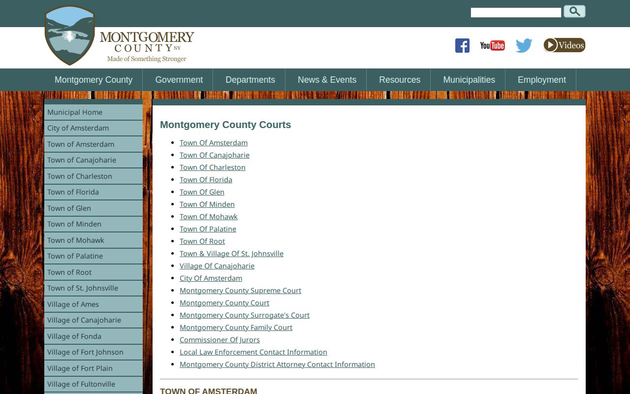 Montgomery County booking record court disposition directory